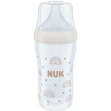 NUK Perfect Match Babyflasche mit weichem Silikon-Trinksauger